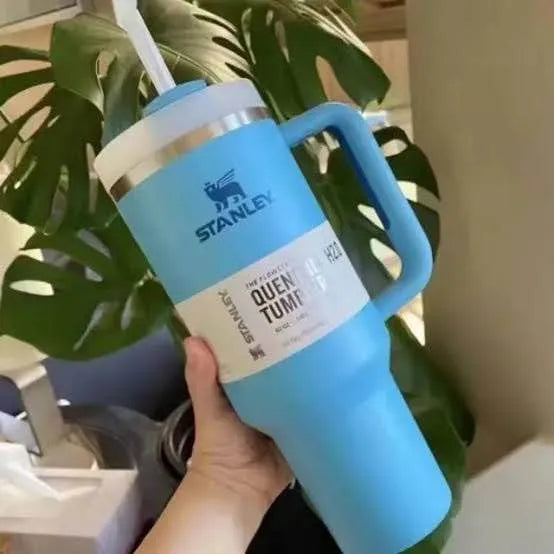 40oz Insulated Tumbler with Handle & Straw | Hot & Cold Travel Mug | Aesthetic Tumbler Pakistan