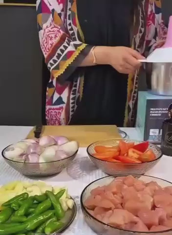 🥕 MegaMax Manual Food Chopper – Stainless Steel Bowl
