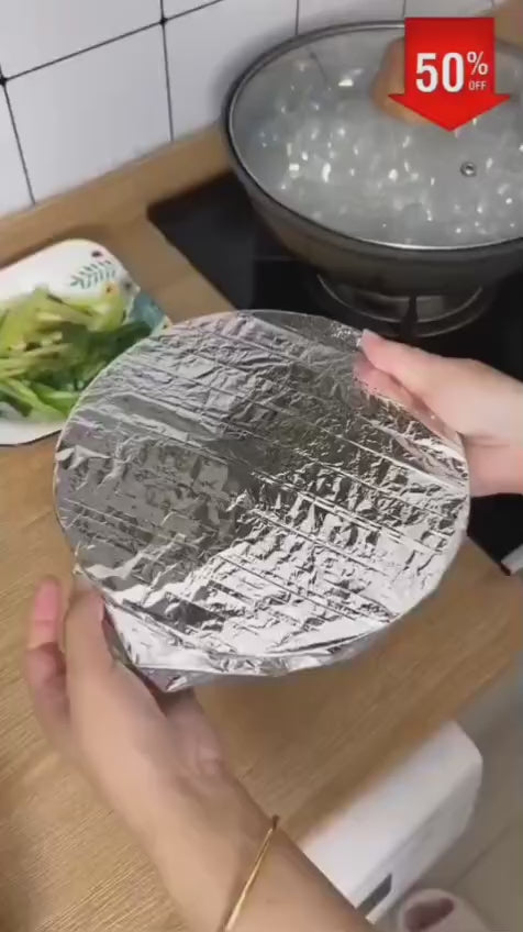 Aluminum Foil Food Storage Covers Pack of 20/50/100 Pcs